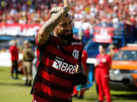 A la conquista: Vidal cumple su sueño y debuta con Flamengo