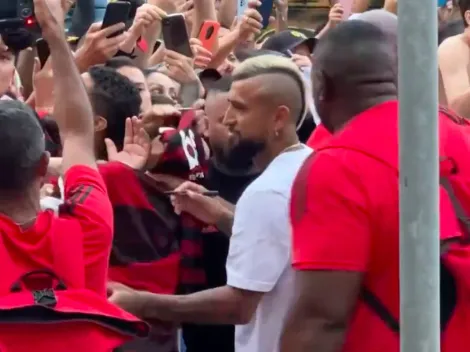 ¡Kinglocura! Vidal es recibido con una ovación por los hinchas