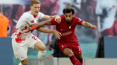 Salah abrió la cuenta ante el RB Leipzig en el amistoso anterior