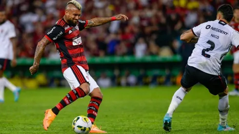 Vidal ingresó en el segundo tiempo ante Paranaense