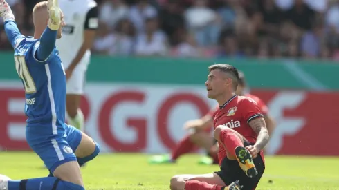 La definición de Charles Aránguiz en plena área chica para su gol.