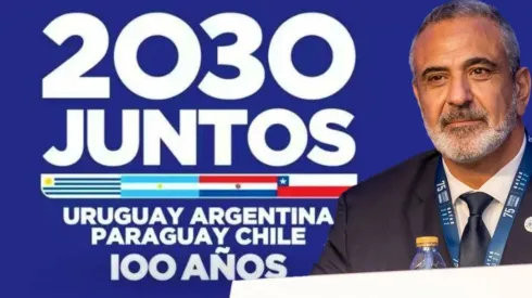 Pablo Milad llegó a Montevideo a oficializar la candidatura de Chile al Mundial 2030, junto a Uruguay, Argentina y Paraguay