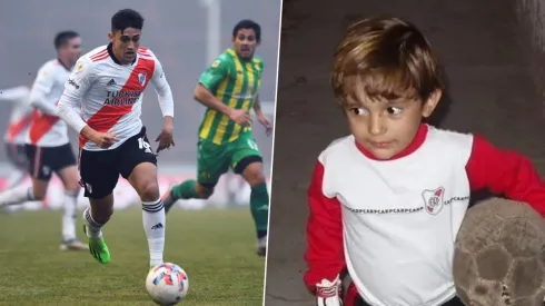 Pablo Solari y su gran afición con River Plate desde su niñez.