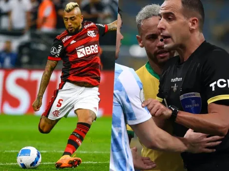 Polémico: el árbitro de Vidal y Flamengo para Copa Libertadores