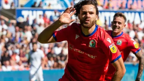 Ben celebra su gol, el primero de la temporada