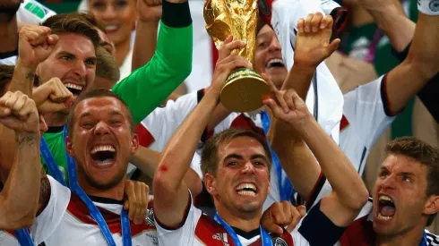 Philipp Lahm levanta la Copa del Mundo en Brasil 2014