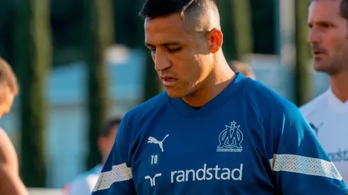 A Alexis Sánchez le sacaron el jugo en su primera práctica con el Marsella