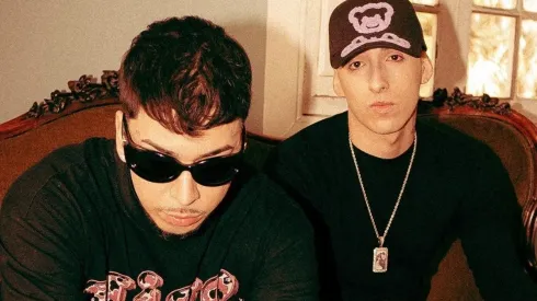 Pailita junto a Youngcister para Caminemos de la Mano.