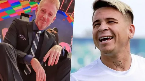 Yeferson Soteldo se pone a punto para su reestreno con la camiseta del Santos FC, ante la mirada escrutadora de periodistas como Martín Liberman