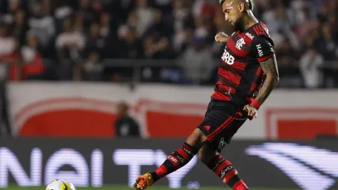 Arturo Vidal ingresó para los últimos minutos.