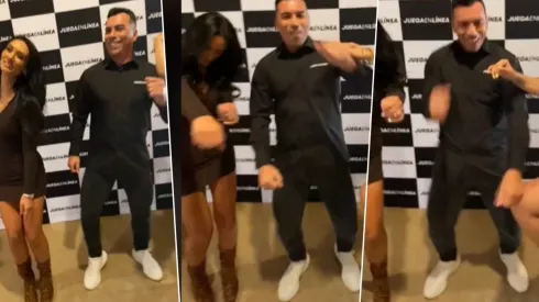 Esteban Paredes se lució bailando el éxito de Rosalía.