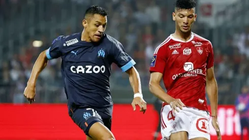 Alexis Sánchez en su debut frente al Brest