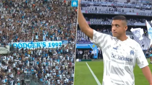 Alexis Sánchez siente el calor de la afición marsellesa
