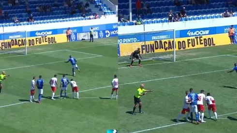 El insólito "tiro estatua" de Jardel