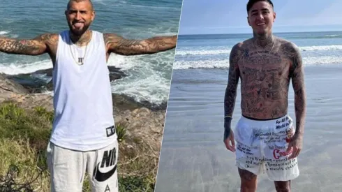 Arturo Vidal y Erick Pulgar aprovechan al máximo su paso por Brasil