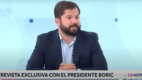 El Presidente Gabriel Boric habló de todo en Chilevisión.
