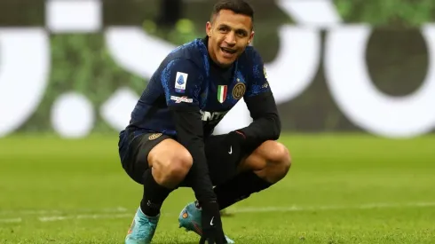 Alexis Sánchez en sus últimos días con el Inter de Milán