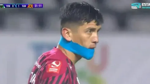 El insólito vendaje de Iturra en Rangers