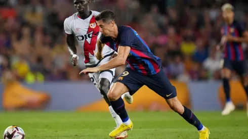 Robert Lewandowski ya ha empezado a producir en el ataque de Barcelona.