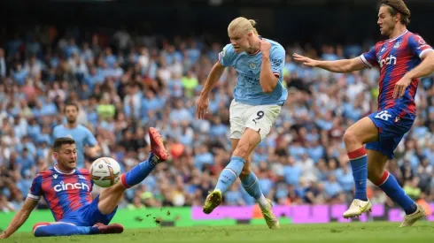 El ariete noruego mostró su tremendo poder ofensivo y le dio una increíble victoria al City.