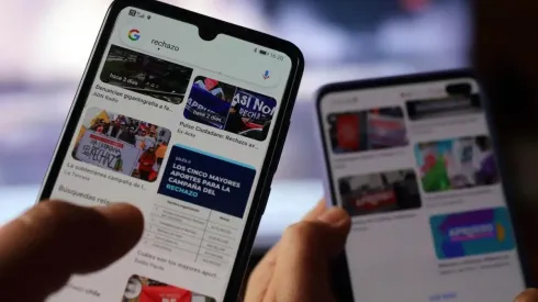 Campaña plebiscito Apruebo y Rechazo