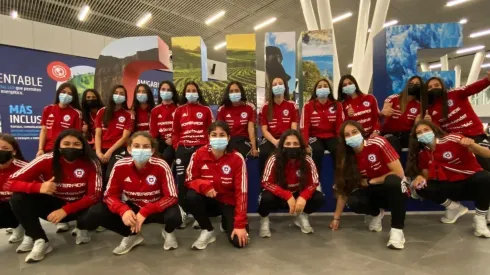 La Roja fem sub 17 ya está en México para la Revelations Cup