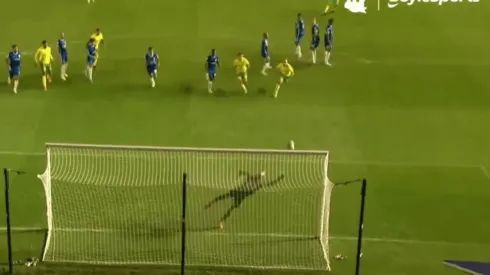 El portero John Ruddy tuvo una intervención espectacular para ahogar el grito de gol de Marcelino Núñez. (Captura).