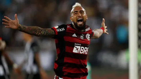 Arturo Vidal celebra su gol frente al Botafogo