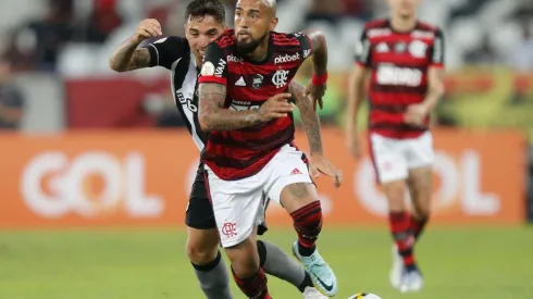 Arturo Vidal marcó su segundo gol con la camiseta de Flamengo.