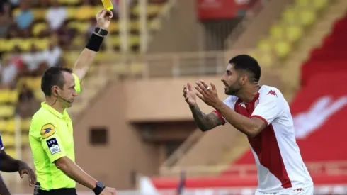 Maripán se fue expulsado al 44'