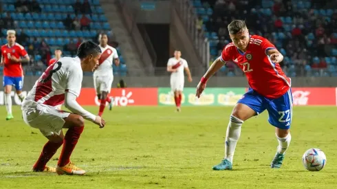 El jugador de Unión Española jugó en el segundo tiempo por la Roja Sub 23.