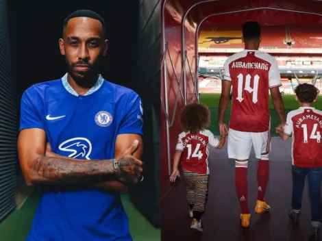 A lo Kike Acuña: Aubameyang al Chelsea con tatuaje del Arsenal