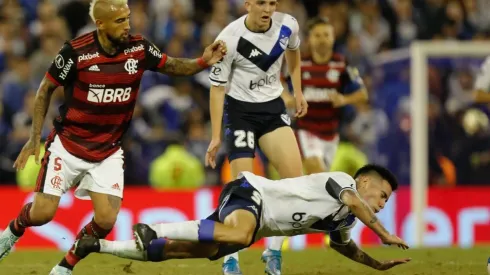 Arturo Vidal ingresó en el segundo tiempo en la semifinal de Flamengo ante Vélez por Copa Libertadores.