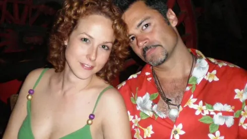 Paola Bontempi junto a su hermano Felipe Camiroaga.