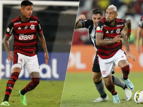 Flamengo prepara formación con Pulgar titular y sin Vidal