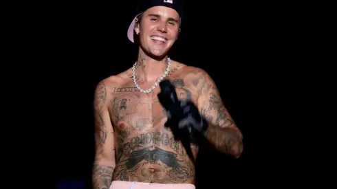 Justin Bieber en el escenario.