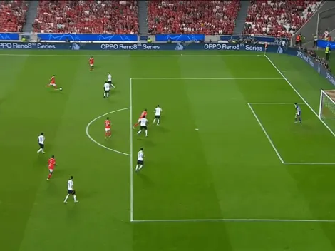 Impresionate remate de Benfica es el primer gran golazo