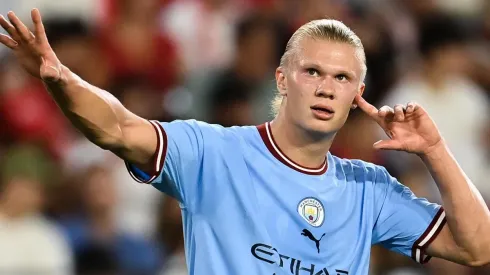 Haaland lleva 10 goles en seis partidos de Premier League