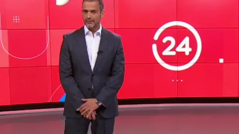Iván Núñez en el noticiero de TVN.