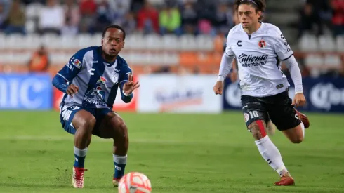 Joaquín Montecinos aportó con lo que pudo para ayudar a los Xolos ante Pachuca