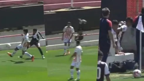 Un peligroso momento se vivió en el partido entre Unión de Santa Fe y Platense en el torneo de reservas del fútbol argentino.