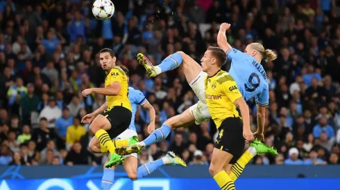 Erling Haaland marcó un golazo frente al Dortmund el miércoles