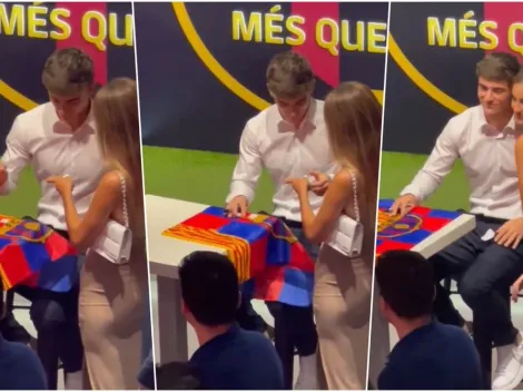 ¿Qué dice el VAR? El papelito que recibe Gavi en su renovación