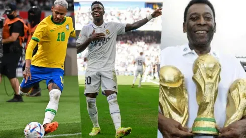 Neymar y Pelé defendieron a Vinícius Jr tras ser criticado por su manera de celebrar los goles.