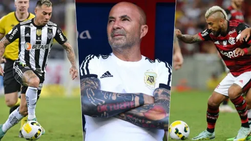 Jorge Sampaoli habló de los presentes de Eduardo Vargas y Arturo Vidal, dos de sus figuras en Chile