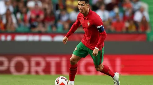 Cristiano Ronaldo con la camiseta de Portugal