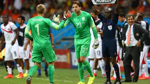 El recordado movimiento en Países Bajos durante Brasil 2014.