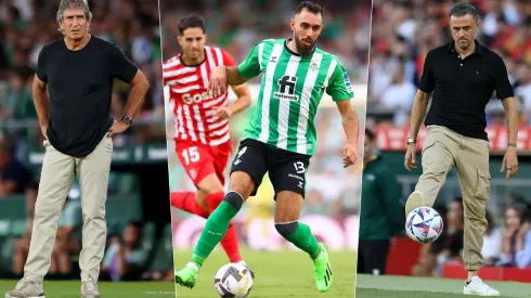 Borja Iglesias comparó a Manuel Pellegrini y Luis Enrique en España