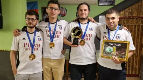 Un grupo de azerbaiyanos empezó a seguir a Colo Colo gracias a una trivia futbolera en que participaban