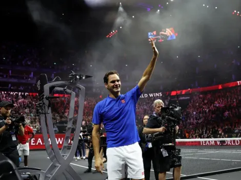Adiós leyenda: Federer no puede con la emoción en su último juego